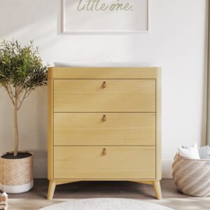 Wooden Changing Table with Drawers - Luna