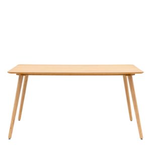 Large Oak Table -Seats 4 - Siya - Caspian House
