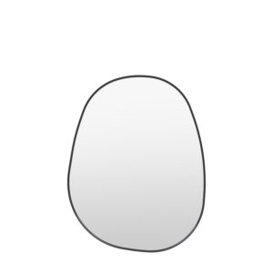 Black Pebble Mirror - Holworth - Caspian House