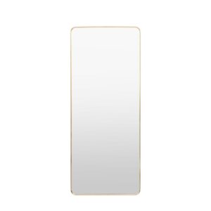 Gold Metal Framed Leaner Mirror - Holworth - Caspian House