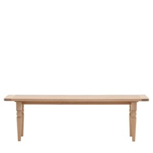 Large Oak Dining Bench - 150cm - Seats 2 - Eton - Caspian House