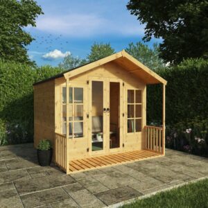 Mercia - Premium Traditional Summerhouse with Veranda 8 x 8ft
