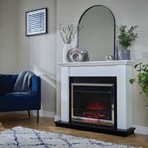 Suncrest Antigua Electric Fireplace Suite