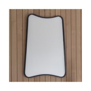 Caspian House Kurva Gold Rectangle Mirror