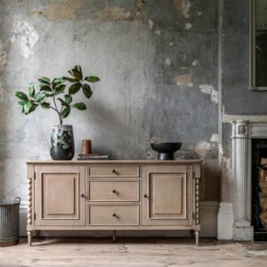 Oak Sideboard with Bobbin Detail - Artisan - Caspian House