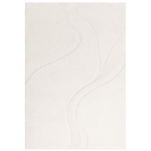 Hand Carved Cream Rug - 170 x 120 cm - Glide - Olsen