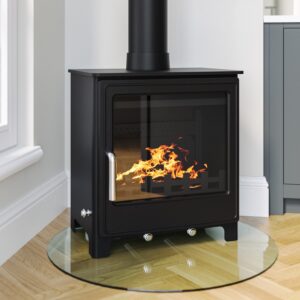 Black Cast Iron Multi Fuel Stove 8.4kW - AmberGlo