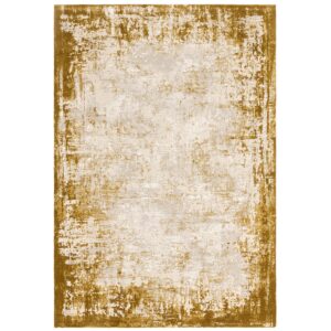 Distressed Green Rug - 230 x 160 cm - Border - Kuza