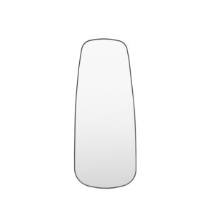 Black Organic Shaped Mirror - Holworth - Caspian House