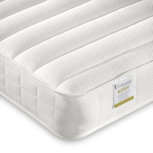 Small Double Memory Foam Top and Open Coil Spring Hybrid Mattress - Noah